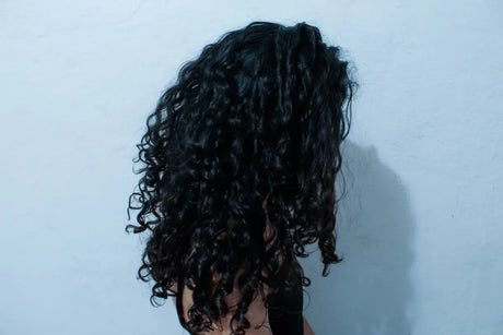 a person with the hair pulled back