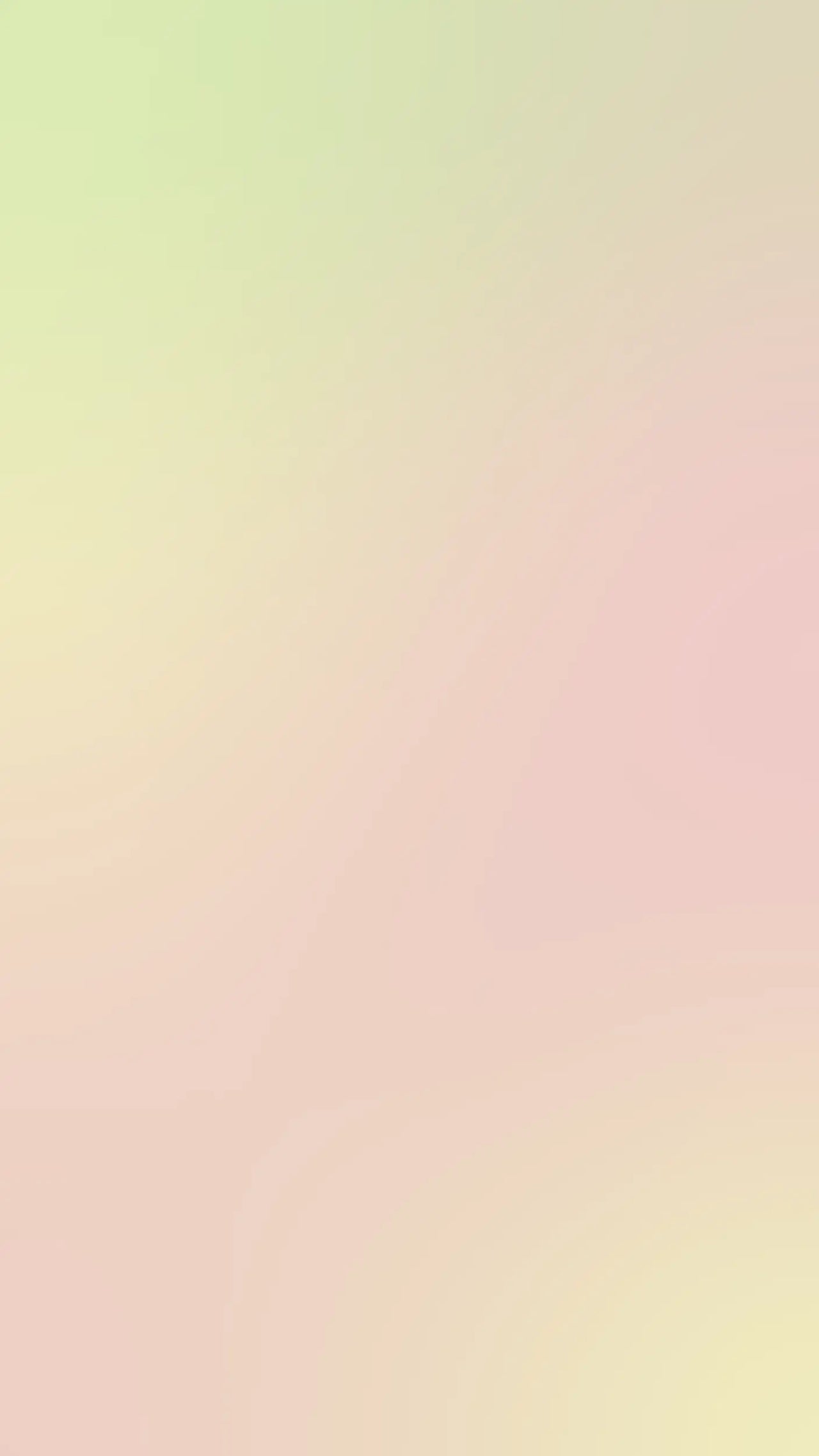 Un fondo degradado suave que transita del verde pálido al rosa suave.